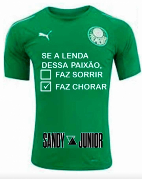 Show de Sandy & Júnior gera piadas após eliminação do Palmeiras