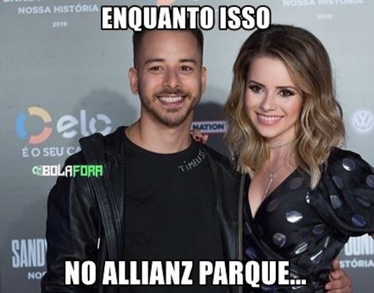Show de Sandy & Júnior gera piadas após eliminação do Palmeiras