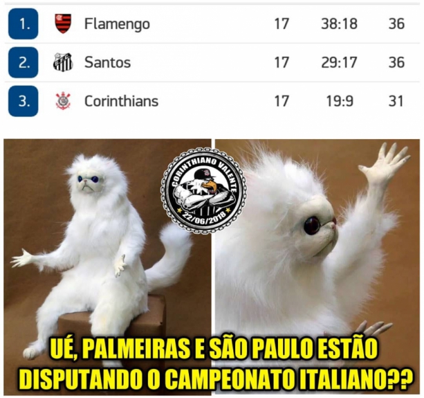 Brasileirão: os memes de Corinthians 1 x 0 Atlético-MG