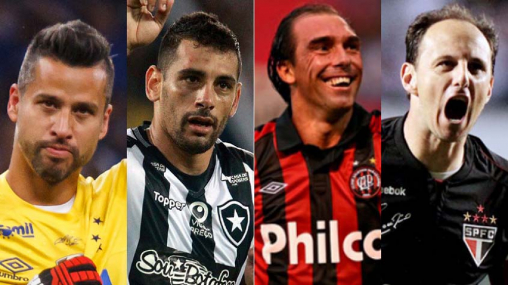 Montagem - Fábio, Diego Souza, Paulo Baier e Rogério Ceni