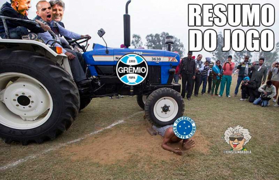 Brasileirão: os memes de Cruzeiro 1 x 4 Grêmio