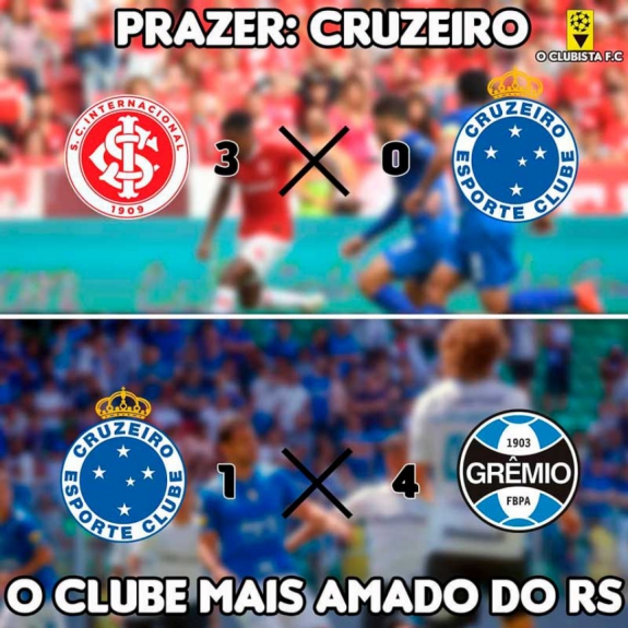 Brasileirão: os memes de Cruzeiro 1 x 4 Grêmio
