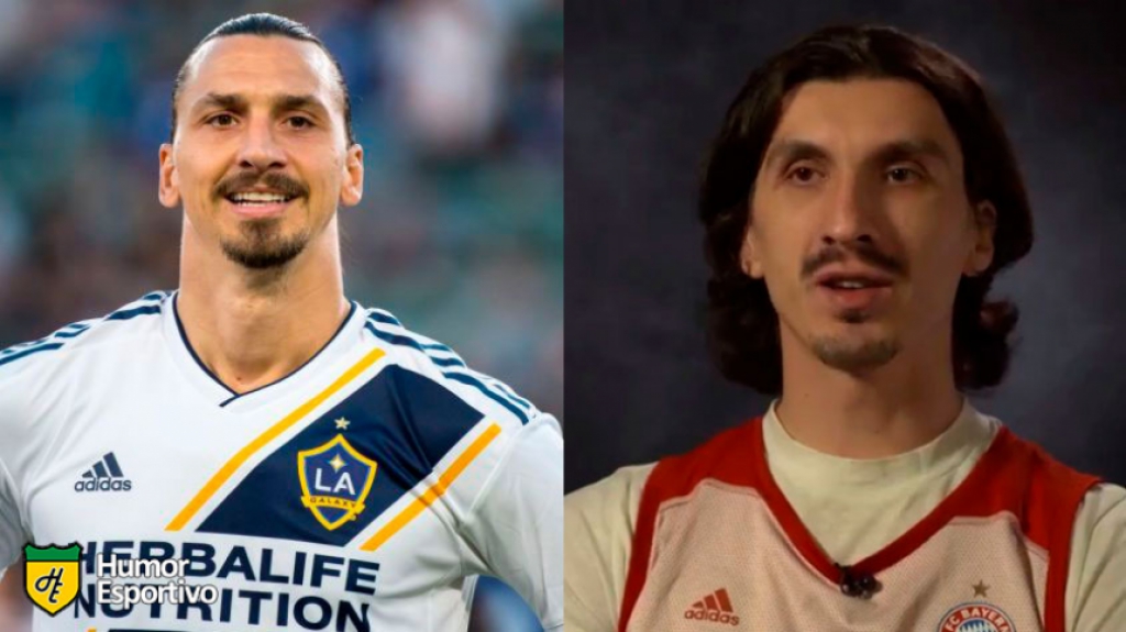 Sósias do futebol: Zlatan Ibrahimovic e Nihad Djedovic