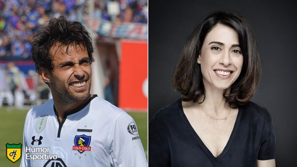 Sósias do futebol: Valdívia e Fernanda Torres