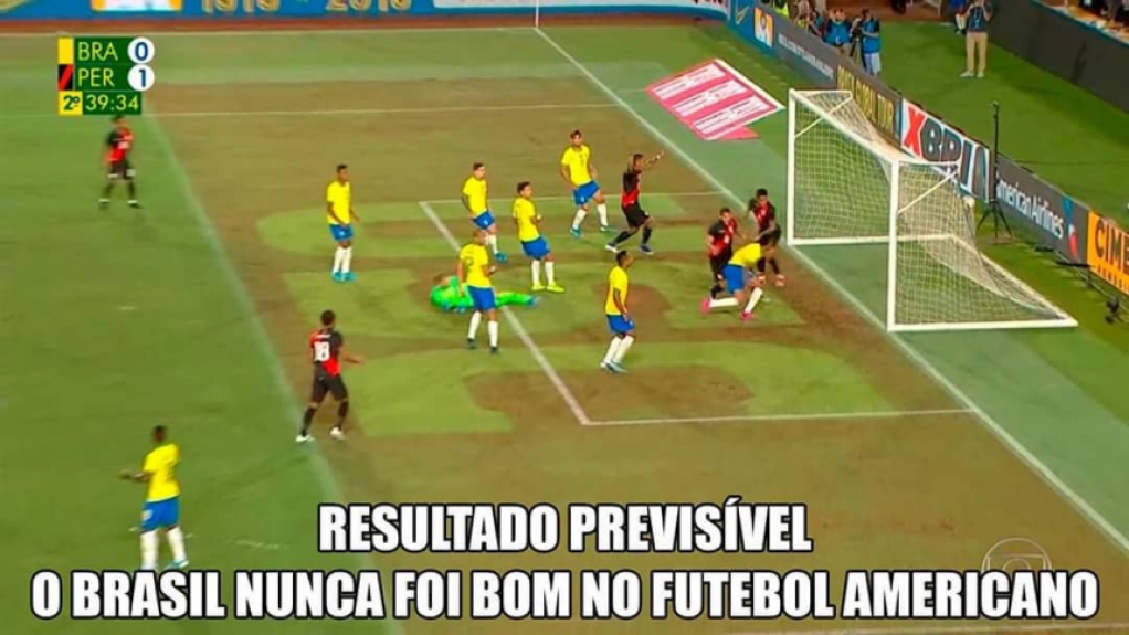 Os memes de Brasil 0 x 1 Peru