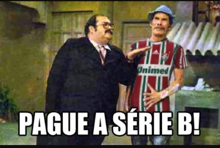 Possível rebaixamento do Fluminense rende memes