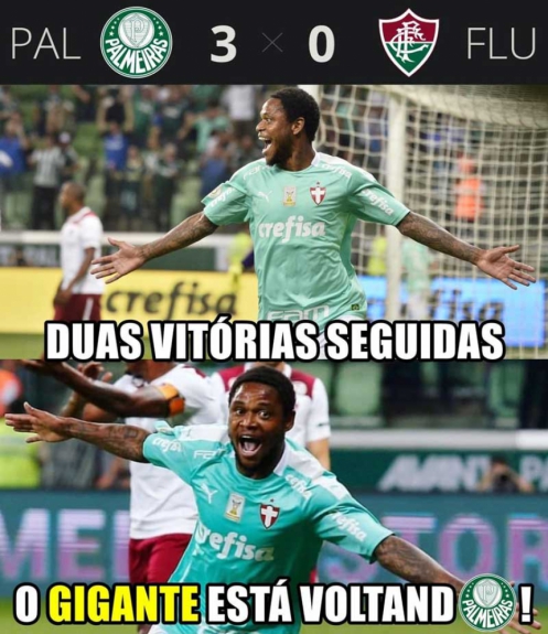 Brasileirão: os memes de Palmeiras 3 x 0 Fluminense