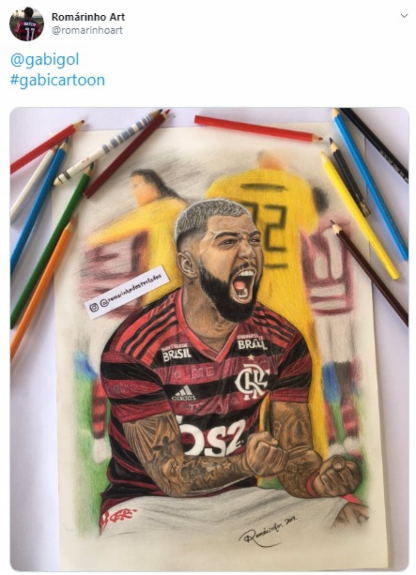 #GabiCartoon: confira as imagens selecionadas pelo prÃ³prio Gabigol