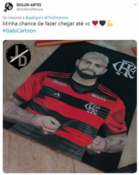 #GabiCartoon: confira as imagens selecionadas pelo próprio Gabigol