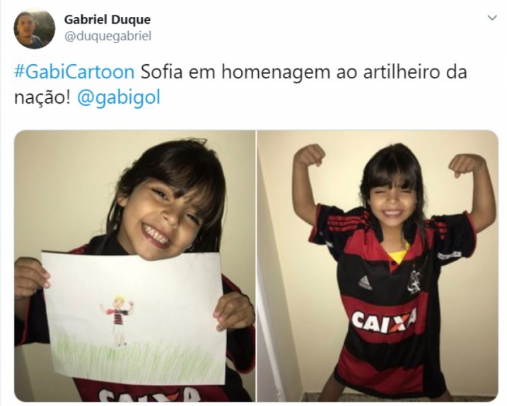 #GabiCartoon: confira as imagens selecionadas pelo próprio Gabigol