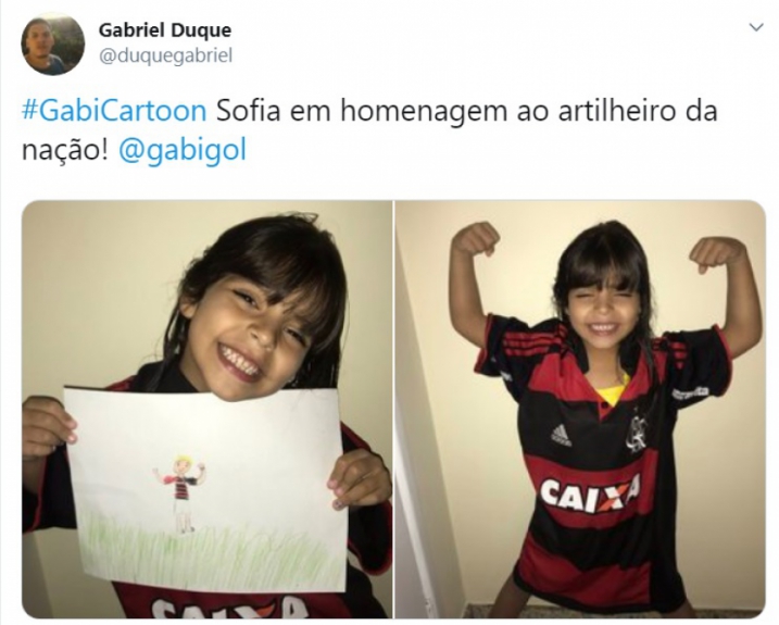 #GabiCartoon: confira as imagens selecionadas pelo prÃ³prio Gabigol