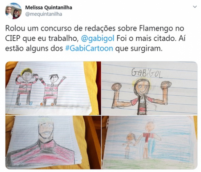 #GabiCartoon: confira as imagens selecionadas pelo próprio Gabigol