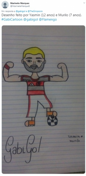 #GabiCartoon: confira as imagens selecionadas pelo próprio Gabigol