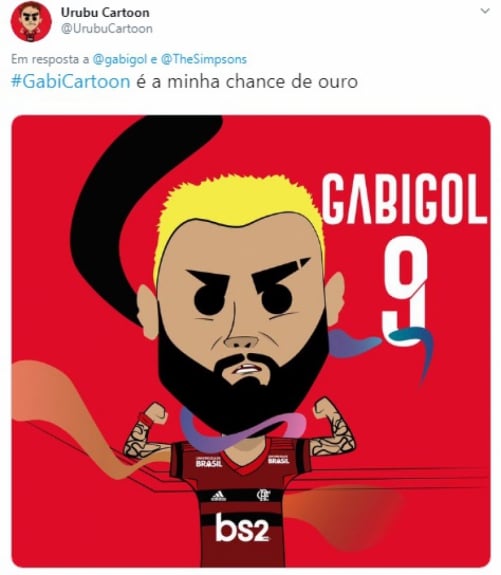 #GabiCartoon: confira as imagens selecionadas pelo prÃ³prio Gabigol
