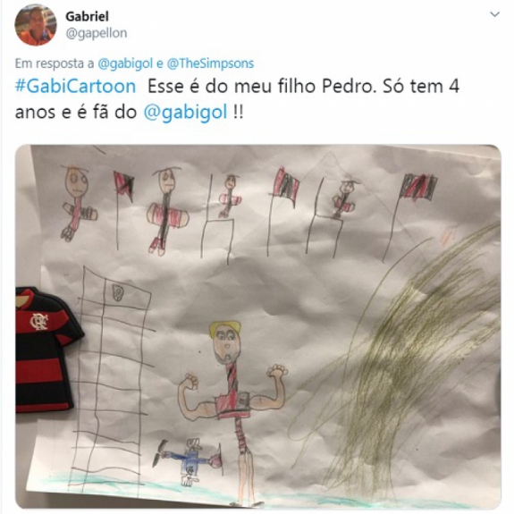 #GabiCartoon: confira as imagens selecionadas pelo próprio Gabigol