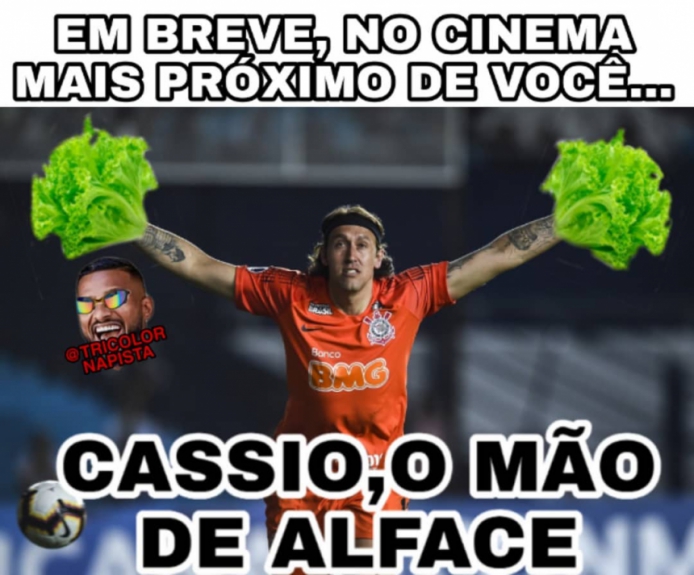 Rivais não perdoam Cássio após frango contra o Fluminense