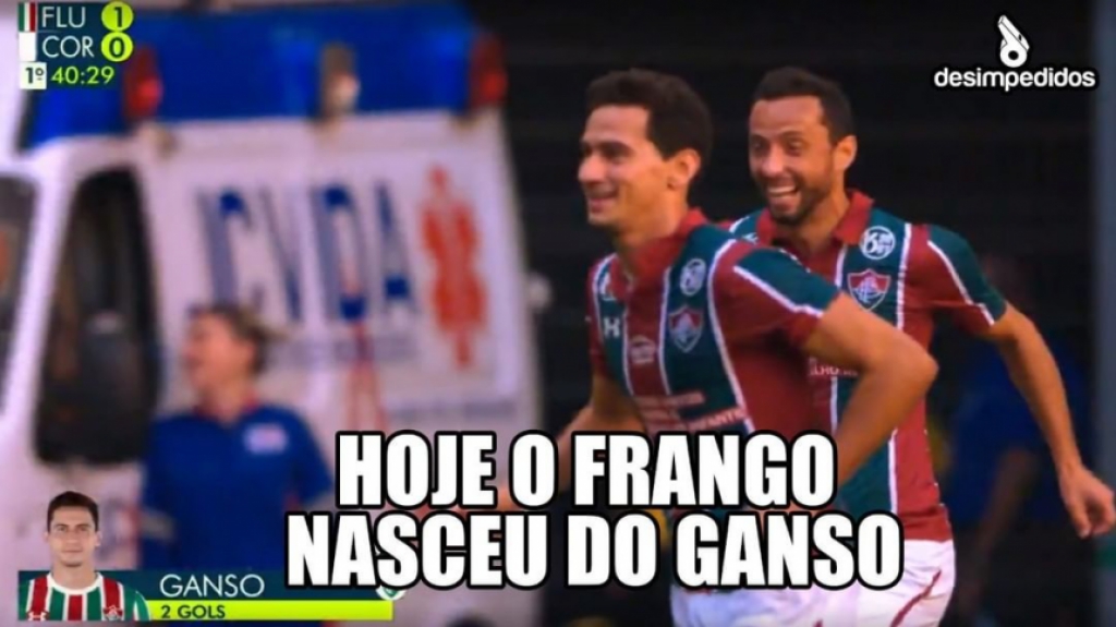 Rivais não perdoam Cássio após frango contra o Fluminense