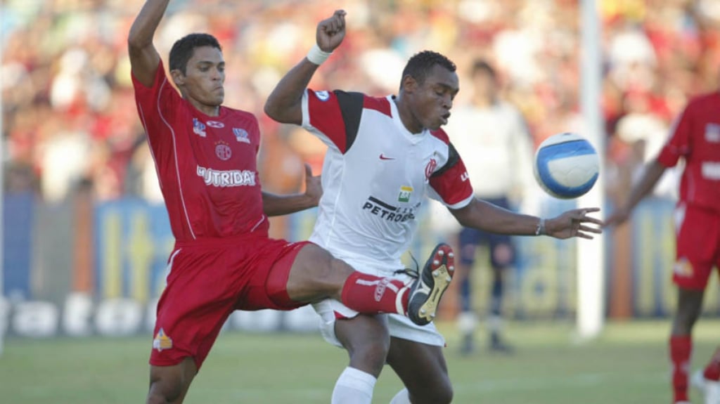 América de Natal durante Partida contra o Flamengo no Brasileirão 2007