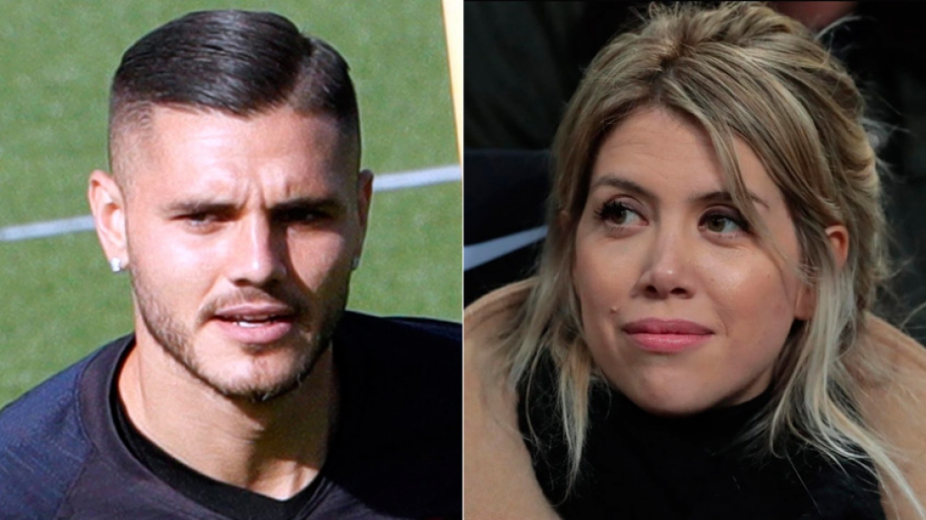 Montagem - Icardi e Wanda Nara