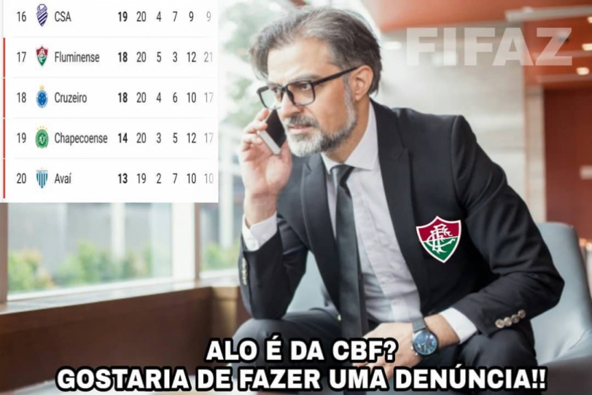 Brasileirão: os memes de Goiás 3 x 0 Fluminense