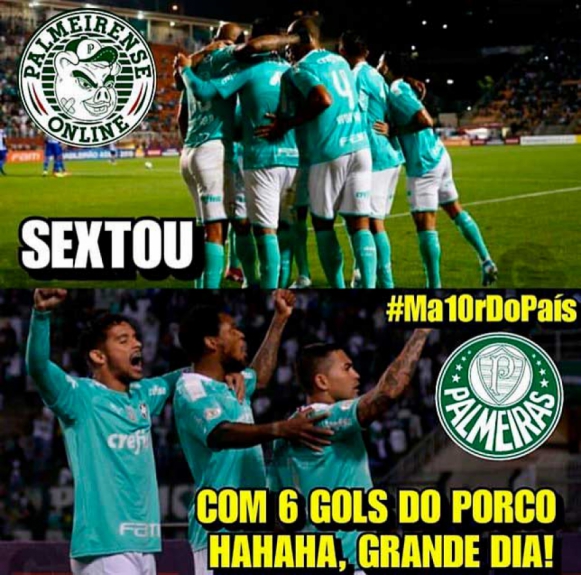Brasileirão: os memes de Palmeiras 6 x 2 CSA