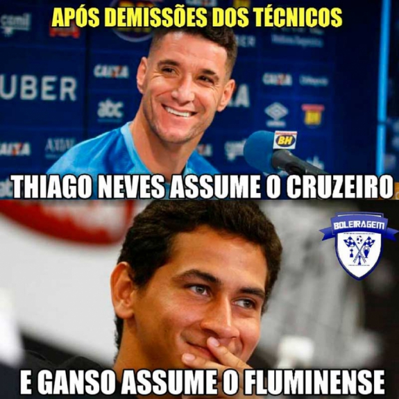 Dança das cadeiras entre treinadores acabou virando piada nas redes sociais