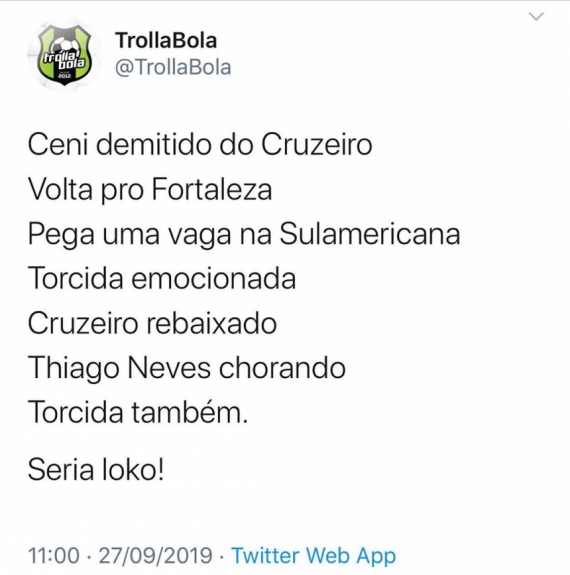 Dança das cadeiras entre treinadores acabou virando piada nas redes sociais