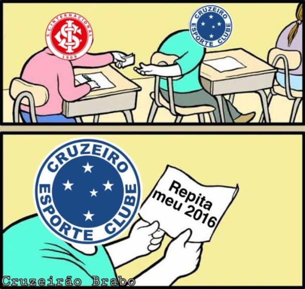 Cruzeiro no Z4 vira piada para os rivais
