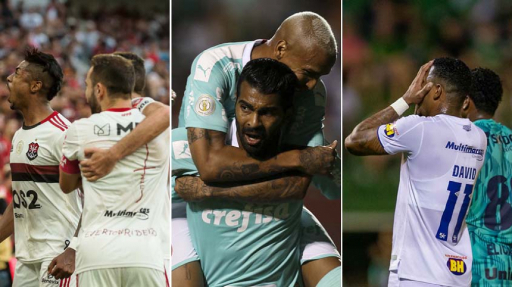 Montagem Flamengo Palmeiras Cruzeiro