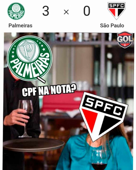 Brasileirão: os memes de Palmeiras 3 x 0 São Paulo