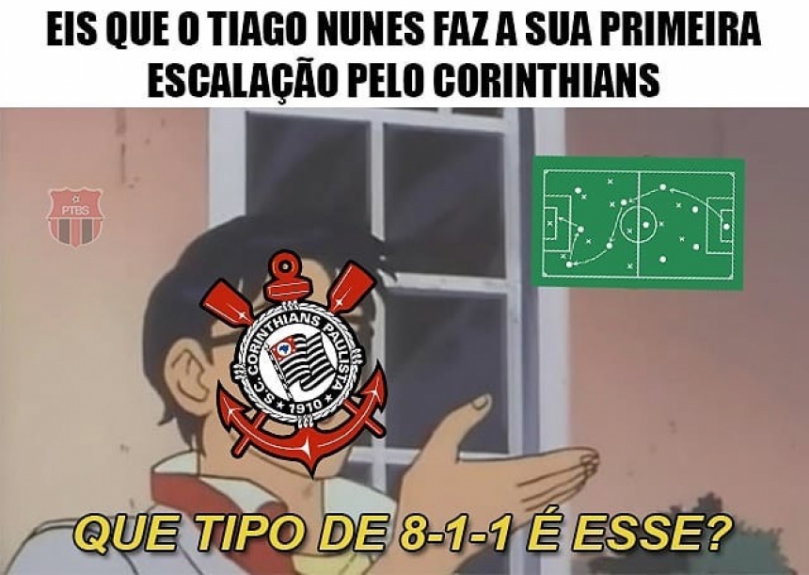 Tiago Nunes vira assunto em memes nas redes sociais