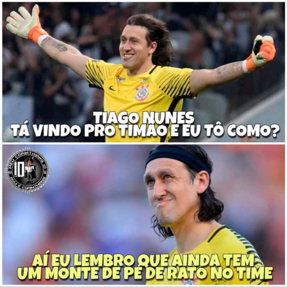 Tiago Nunes vira assunto em memes nas redes sociais