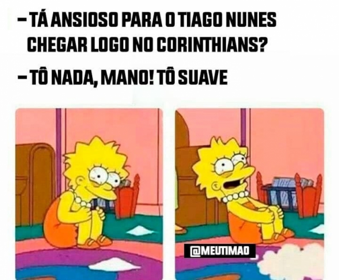 Tiago Nunes vira assunto em memes nas redes sociais