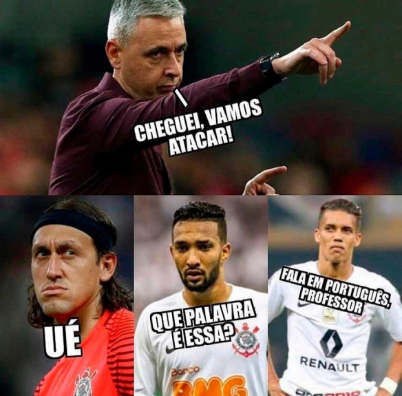 Tiago Nunes vira assunto em memes nas redes sociais