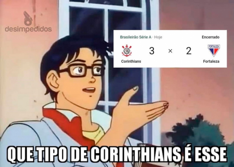 Brasileirão: os memes de Corinthians 3 x 2 Fortaleza