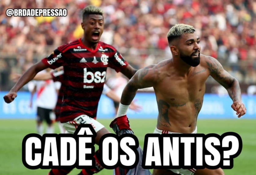 Os memes do título do Flamengo na Libertadores
