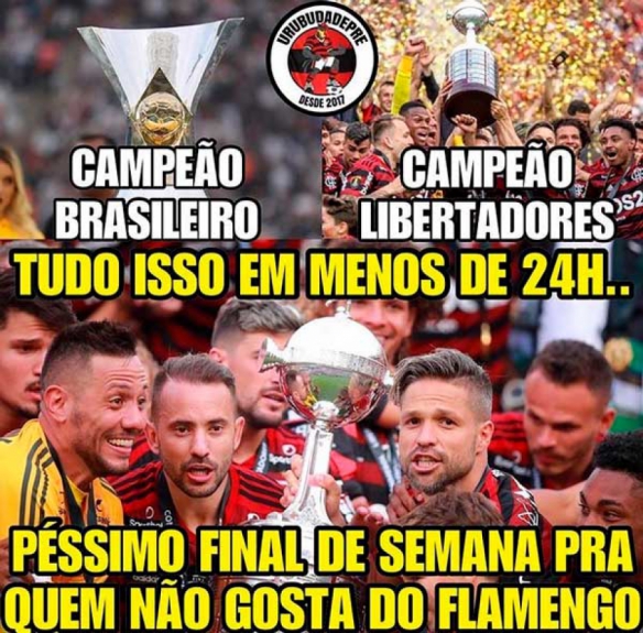 Os memes do título do Brasileirão do Flamengo