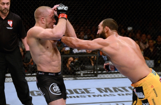 Georges Saint Pierre, Johny Hendricks (FOTO: Getty Images)