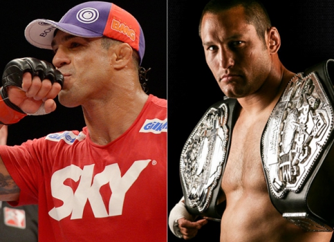 Vitor Belfort x Dan Henderson (Fotos: Divulgação/UFC)