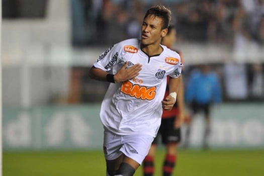 flamengo vs santos ronaldinho vs neymar