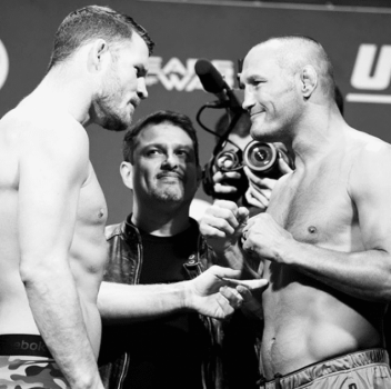 Michael Bisping provoca Dan Henderson em encarada antes do UFC 204