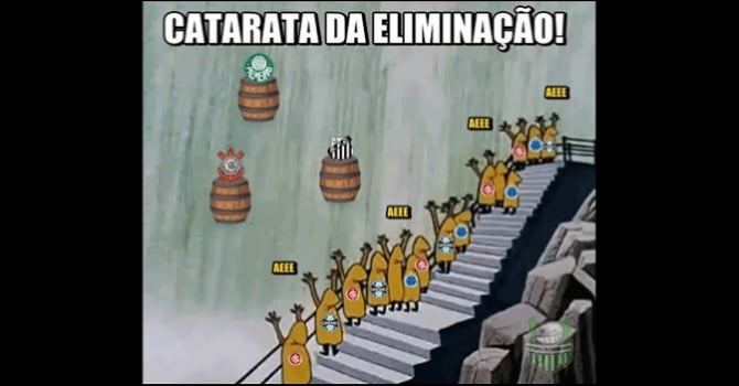 Memes brincaram com os times eliminados na Copa do Brasil