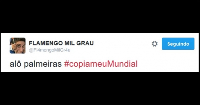 Rubro-negros não perdoaram o uso de emoji pelo Palmeiras e Felipe Melo