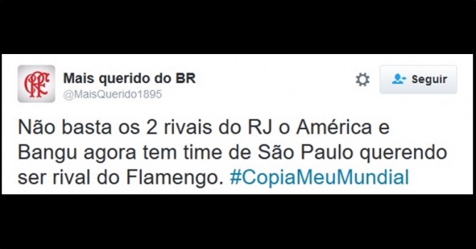Rubro-negros não perdoaram o uso de emoji pelo Palmeiras e Felipe Melo