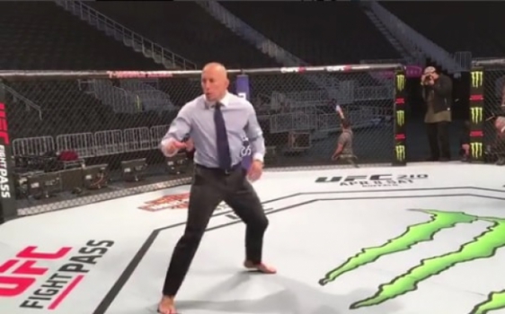 Georges Saint-Pierre volta ao octógono para matar as saudades
