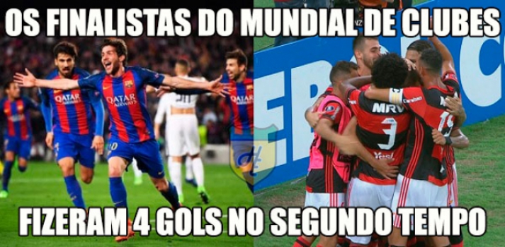 Rubro-negros encheram a web com memes após goleada sobre o San Lorenzo