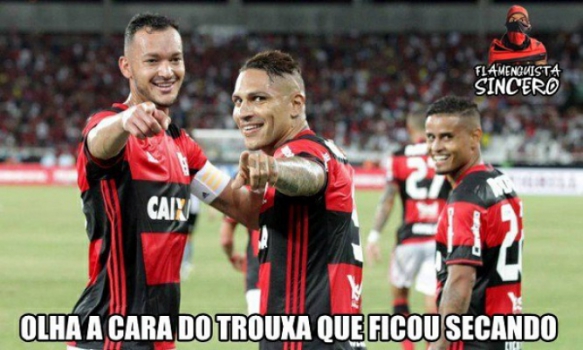 Rubro-negros encheram a web com memes após goleada sobre o San Lorenzo