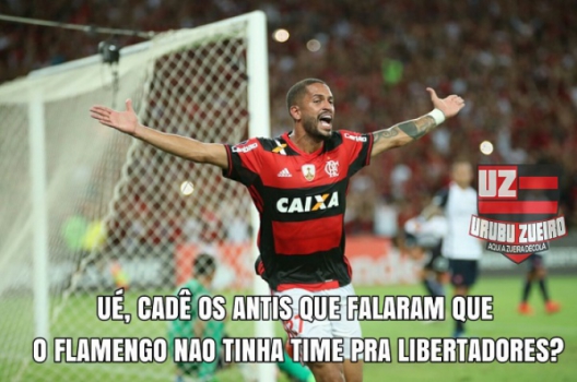 Rubro-negros encheram a web com memes após goleada sobre o San Lorenzo