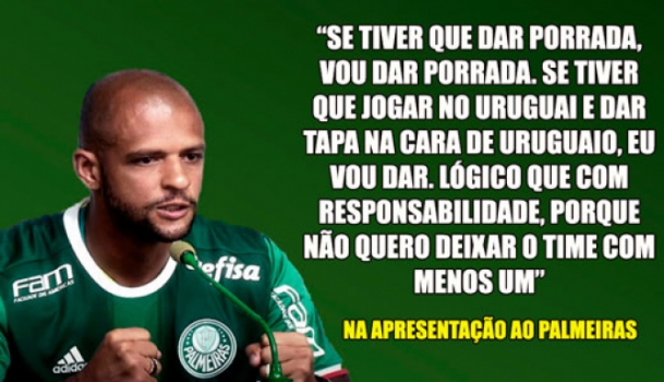 As 10 Frases Mais Ousadas De Felipe Melo Pelo Palmeiras Lance