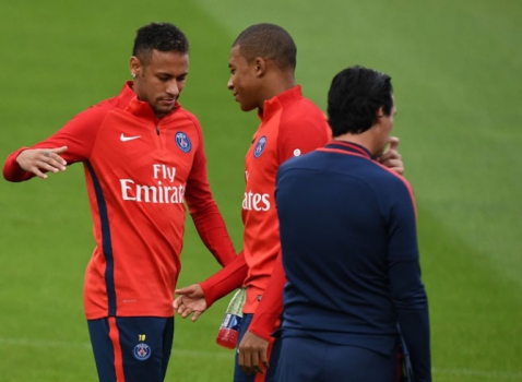 Neymar e Mbappé juntos